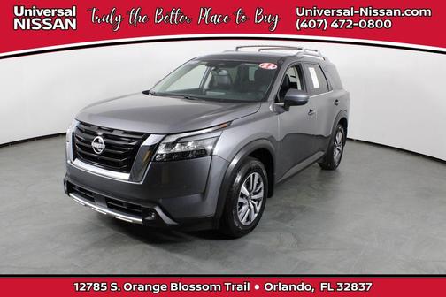 Gun Metallic 2022 Nissan Pathfinder SL 2WD