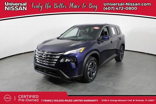 Deep Ocean Blue Pearl 2025 Nissan Rogue SV