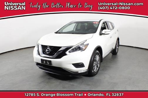 Pearl White 2018 Nissan Murano S