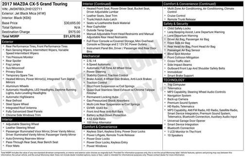 2017 Mazda CX-5 Grand Touring