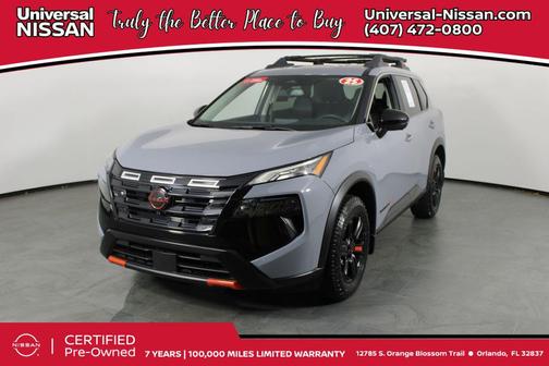 Boulder Gray Pearl 2025 Nissan Rogue Rock Creek