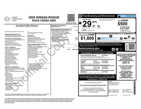 Boulder Gray Pearl 2025 Nissan Rogue Rock Creek