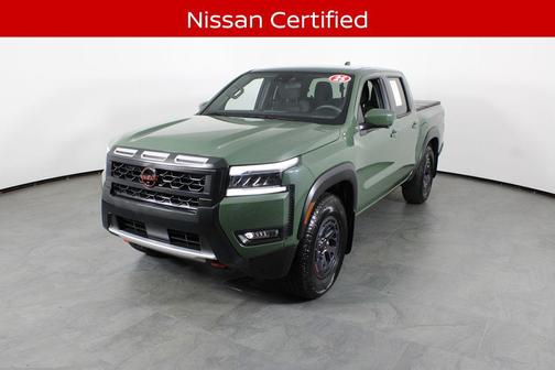Tactical Green Metallic 2025 Nissan Frontier PRO-X