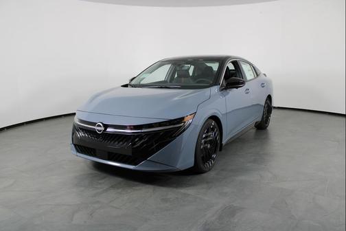 Atlantic Gray Metallic/Super Black 2026 Nissan Sentra SR