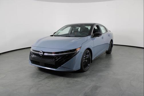 Atlantic Gray Metallic/Super Black 2026 Nissan Sentra SR