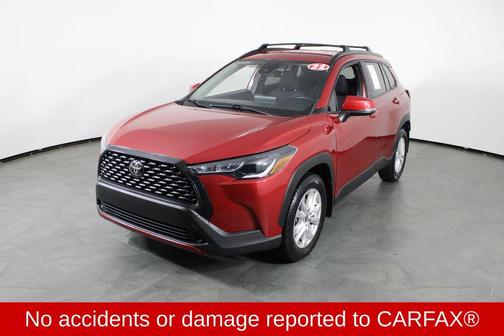 Barcelona Red Metallic 2022 Toyota Corolla Cross LE