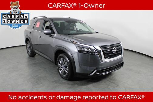 Gun Metallic 2025 Nissan Pathfinder SV 4WD