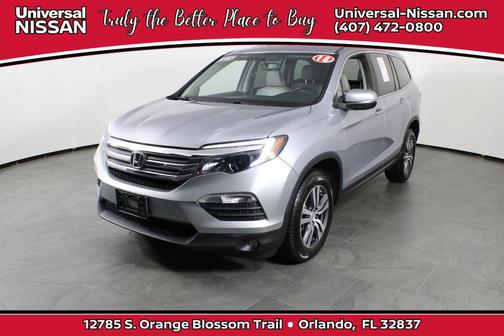Lunar Silver Metallic 2018 Honda Pilot EX-L