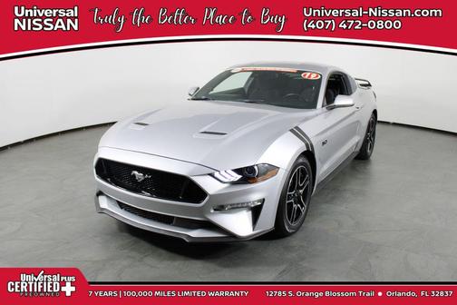 Ingot Silver Metallic 2019 Ford Mustang GT