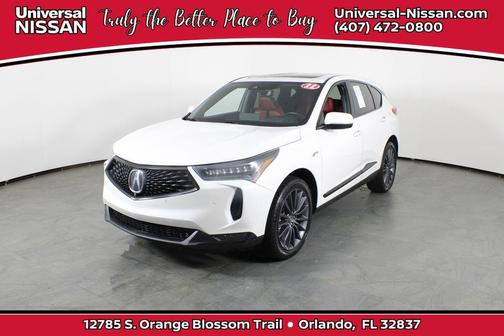 Platinum White Pearl 2022 Acura RDX A-Spec Advance Package