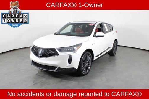 Platinum White Pearl 2022 Acura RDX A-Spec Advance Package