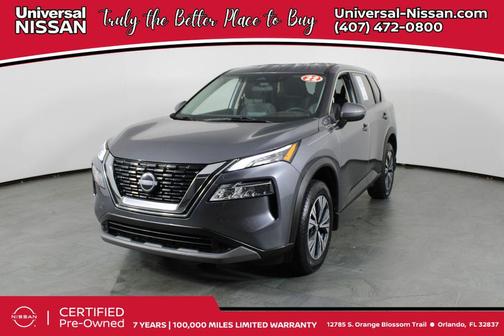 Gun Metallic 2022 Nissan Rogue SV