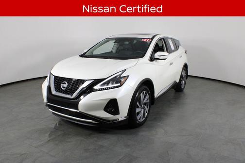 Pearl White Tricoat 2021 Nissan Murano SL FWD
