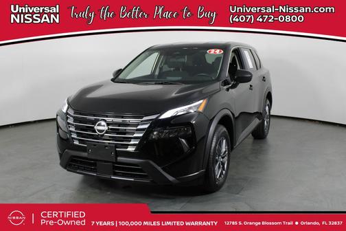 Super Black 2024 Nissan Rogue S