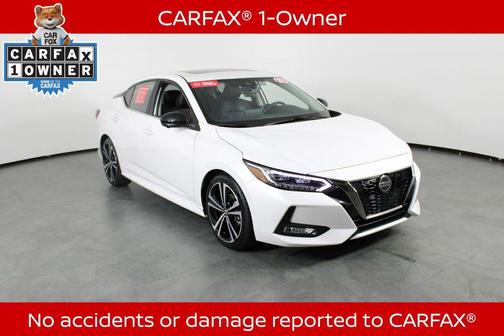 Aspen White Tricoat 2023 Nissan Sentra SR