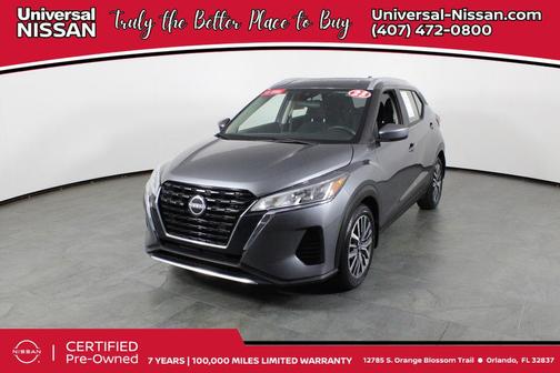Gun Metallic 2023 Nissan Kicks SV