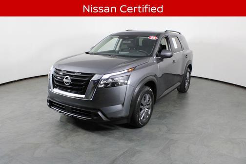 Gun Metallic 2025 Nissan Pathfinder SV FWD