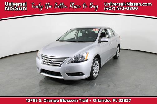 Brilliant Silver 2015 Nissan Sentra S