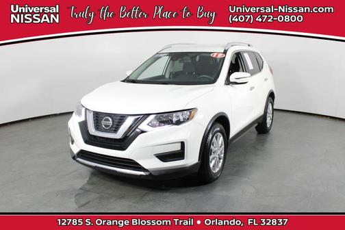 Glacier White 2019 Nissan Rogue S