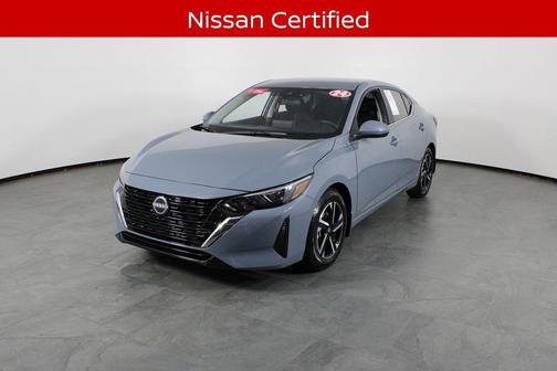 Atlantic Gray Metallic 2024 Nissan Sentra SV