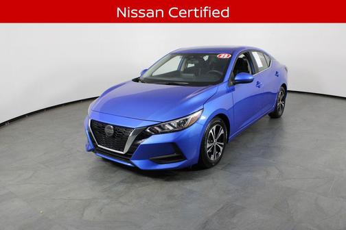 Electric Blue Metallic 2023 Nissan Sentra SV