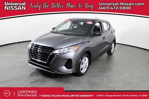 Gun Metallic 2025 Nissan Kicks S