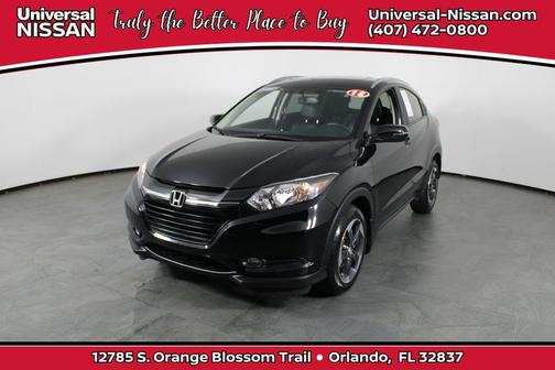 Black 2018 Honda HR-V EX-L w/Navigation