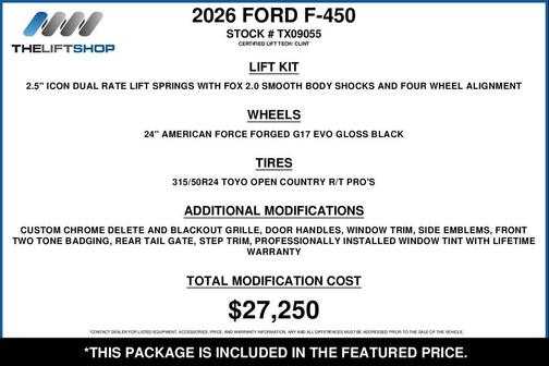 Marsh Gray 2026 Ford F-450 Platinum