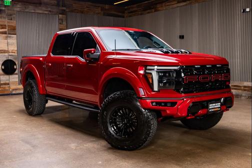 Rapid Red Metallic Tinted Clearcoat 2025 Ford F-150 Raptor