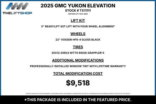 Downpour Metallic 2025 GMC Yukon 4WD Elevation