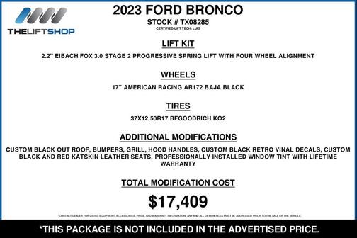2023 Ford Bronco Heritage Edition