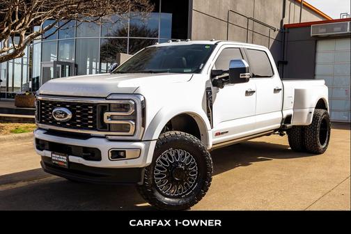 Star White Metallic Tri-Coat 2025 Ford F-450 Platinum