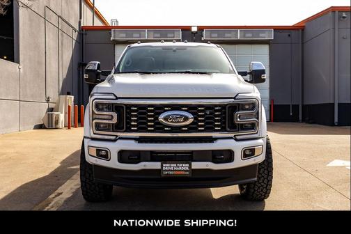 Star White Metallic Tri-Coat 2025 Ford F-450 Platinum
