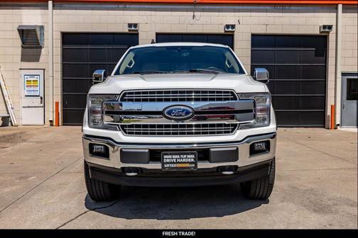 Star White Metallic Tri-Coat 2020 Ford F-150 Lariat