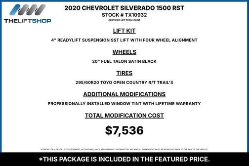 Summit White 2020 Chevrolet Silverado 1500 RST