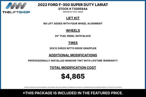 Iconic Silver Metallic 2022 Ford F-350 Lariat