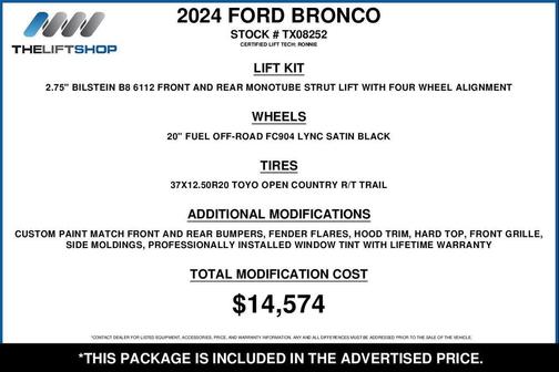 Azure Gray Metallic Tri-Coat 2024 Ford Bronco Badlands
