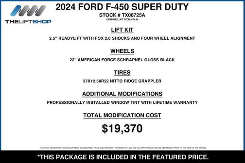 Agate Black Metallic 2024 Ford F-450 Platinum