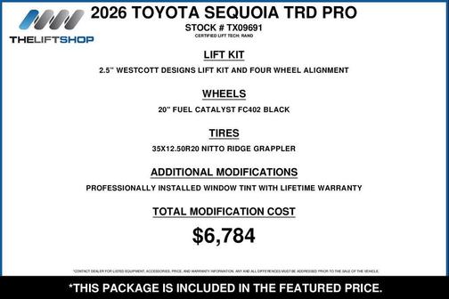 Ice Cap 2026 Toyota Sequoia TRD Pro