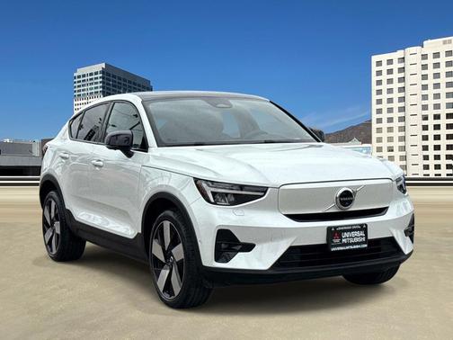 Crystal White Metallic 2023 Volvo C40 Recharge Pure Electric Twin Ultimate