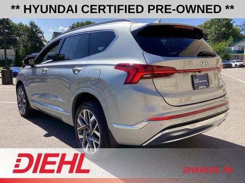 Shimmering Silver Pearl 2023 Hyundai SANTA FE CALLIGRAPHY
