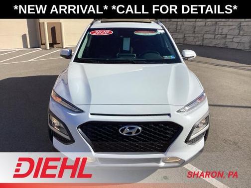 Chalk White 2020 Hyundai KONA SEL PLUS