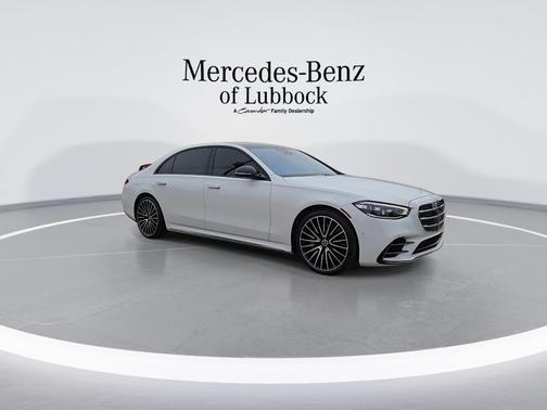 MANUFAKTUR Moonlight White Metallic 2024 Mercedes-Benz S-Class S 580 4MATIC