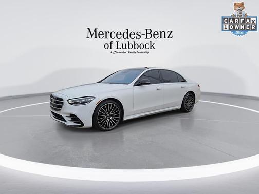 MANUFAKTUR Moonlight White Metallic 2024 Mercedes-Benz S-Class S 580 4MATIC