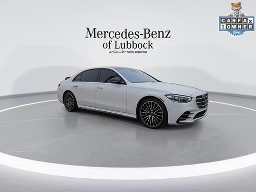 MANUFAKTUR Moonlight White Metallic 2024 Mercedes-Benz S-Class S 580 4MATIC