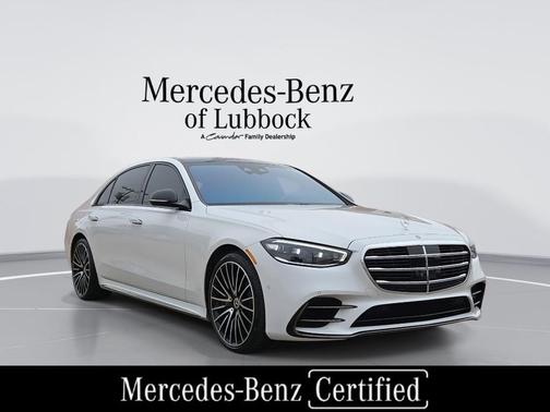 MANUFAKTUR Moonlight White Metallic 2024 Mercedes-Benz S-Class S 580 4MATIC