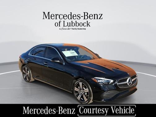 Black 2025 Mercedes-Benz C-Class C 300