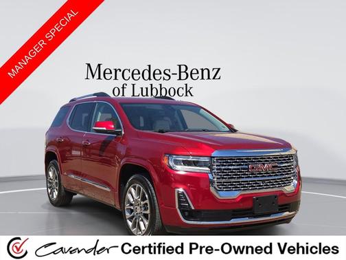 Volcanic Red 2023 GMC Acadia Denali