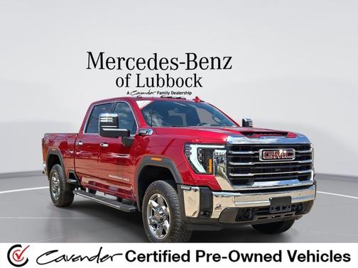 Volcanic Red 2025 GMC Sierra 2500 SLT