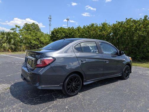Graphite Gray Metallic w/Black Roof 2024 Mitsubishi Mirage G4 Black Edition
